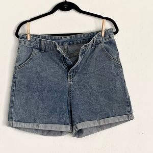 SHEIN High-Waisted Denim Shorts